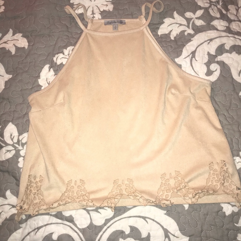 SUEDE TOP